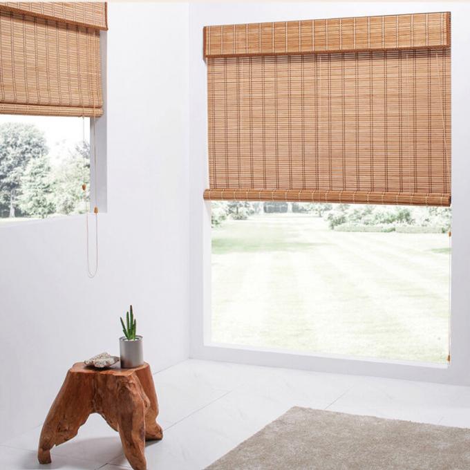 Bamboo Blinds For Windows Light Filtering Wooden Window Blinds Bamboo Roller Shades Indoor 0