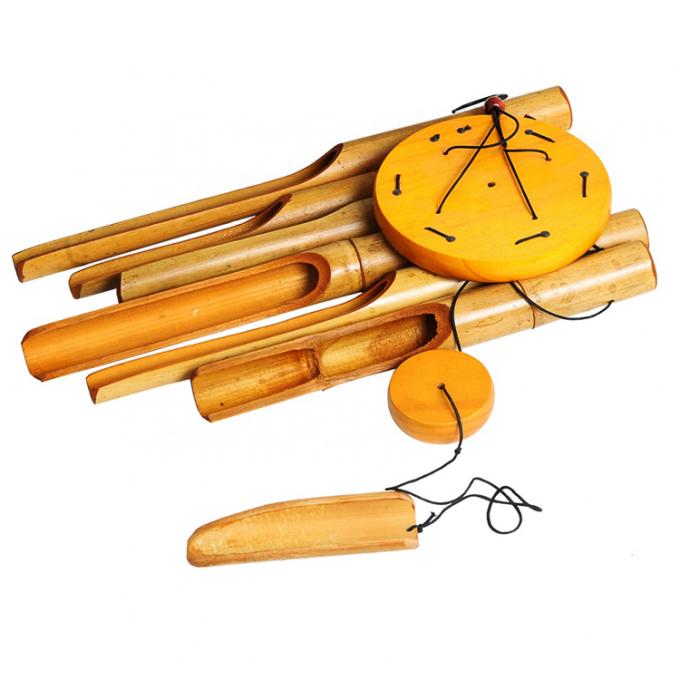 Bamboo Wind Chimes z niesamowitym głębokim tonem dla ogrodu patio domu lub dekoracji zewnętrznej 4