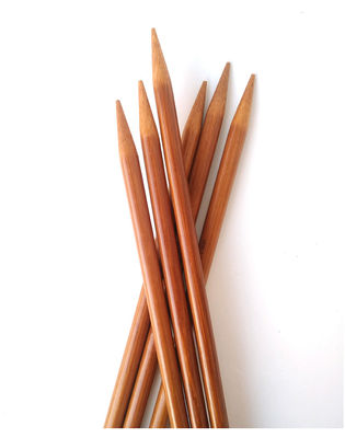 Komplet drutów do robótek z wielofunkcyjnego, karbonizowanego bambusa dla początkujących