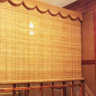 2m Nature Bamboo Rolety Zasłona okienna Sun Proof Home Decoration