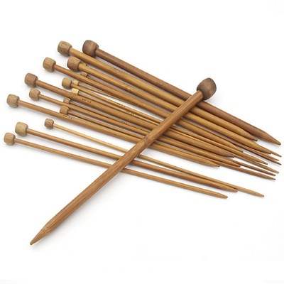 Zestaw 18 rozmiarów Lekkie bambusowe okrągłe igły dziewiarskie Szydełko z pojedynczą główką Knitting