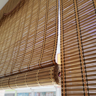 Sun Proof Home Decoration Ręczne rolety bambusowe ze sznurkiem