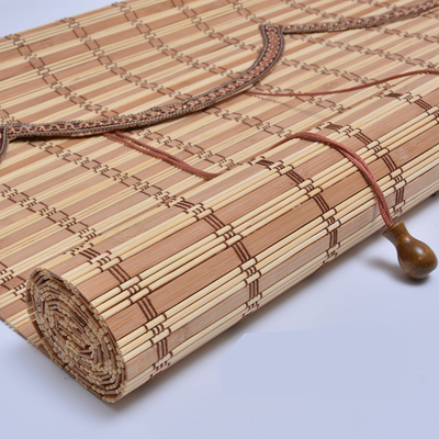 Indoor Outdoor Bamboo Manual Pergola Rolety Okno Sun Blade Privacy Drape
