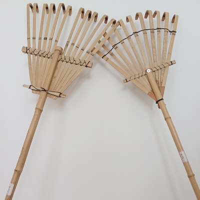 9 zębów 120 cm bambusowe grabie ręcznie robione ekologiczne grabie ogrodowe Harrow
