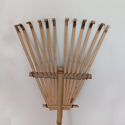 9 zębów 120 cm bambusowe grabie ręcznie robione ekologiczne grabie ogrodowe Harrow