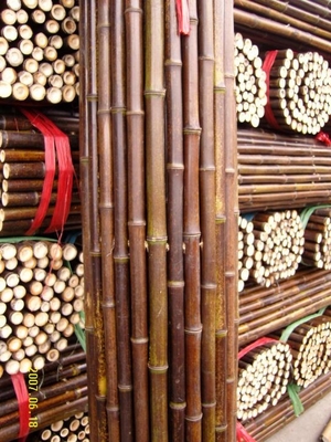 120 cm surowy bambusowy słup