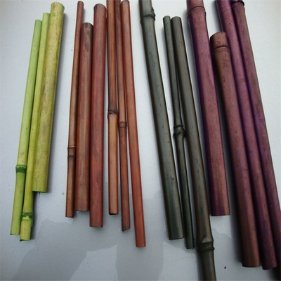 Anti Mold Painted Bambus Stakes Kolorowa roślina Tonkin Carbonized 250cm