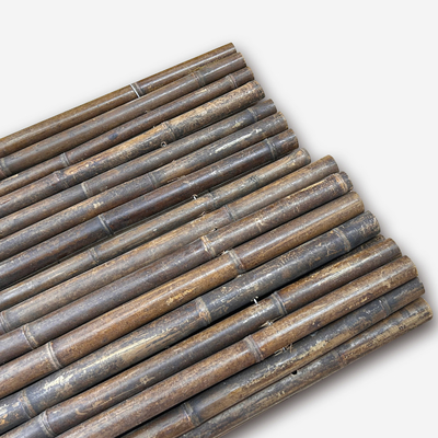 Naturalny materiał bambusowy Malowane bambusowe panele ogrodzeniowe Walcowane bambusowe ogrodzenie Prywatność Ogrodowa granica