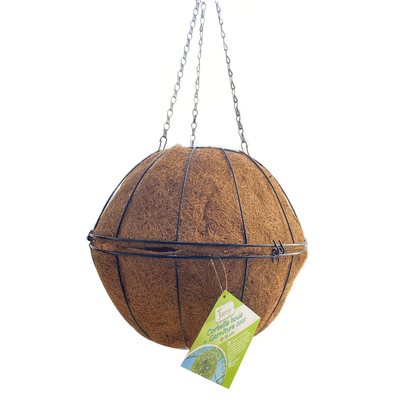 Metalowa Rama Bambusa Coco Liner Doniczki Ogród Zewnątrz 27 cm Średnica