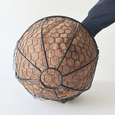 Metalowa Rama Bambusa Coco Liner Doniczki Ogród Zewnątrz 27 cm Średnica