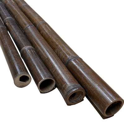 150cm Surowe słupki bambusowe Malowanie zielonego czerwonego czarnego ozdobnego bambusowego ogrodu