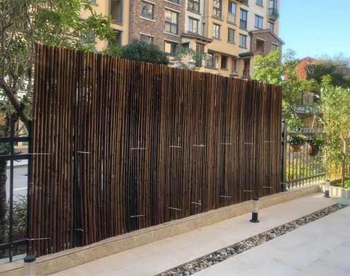 Home Rolled Bamboo Screen Fencing Backyard Garden Dekoracyjne panele bambusowe