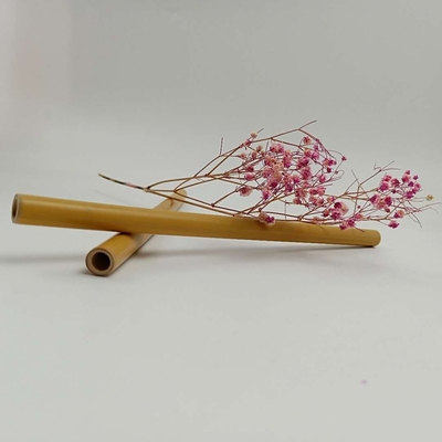 19cm Jednorazowe słomki bambusowe Naturalne dla dzieci Napoje zimne napoje
