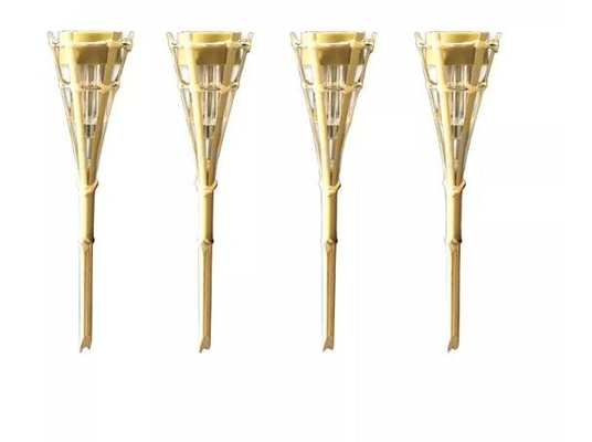 115cm Bamboo Garden Tiki Torch Ręcznie tkane bambusowe pochodnie imprezowe