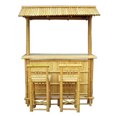 Bamboo Outdoor Bar Waterproof Bamboo Counter Tiki Bar