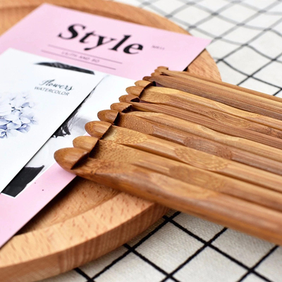 Sweter Knitting Okrągły bambusowy uchwyt Szydełko Gładka igła do splotu
