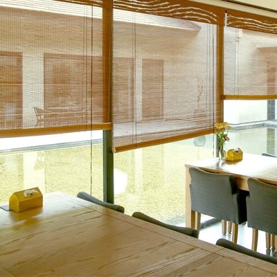 1.8m Bamboo Roller Blinds Home Decoration Window Bamboo Roll Up Roman Sun Shutter