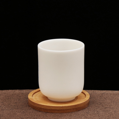 6-pak 9cm bambusowe podstawki Okrągły kształt Laserowe logo Bar Home Podstawki pod kubki