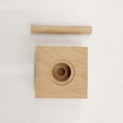Profesjonalna kwadratowa aromaterapia Bamboo Jar Lid z drewnianym kijkiem do dyfuzji zapachów