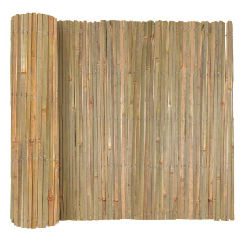 Naturalny bambus Slat Screening Ekologiczna prywatność Slat Ogrodzenie Bamboo Screen Panel Roll dla balkonu