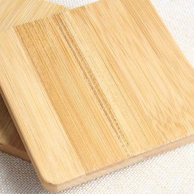 Bamboo Coasters For Crafts, Squre &amp; Round Coasters For Crafts Coated Plain Drinking Cup Coaster
