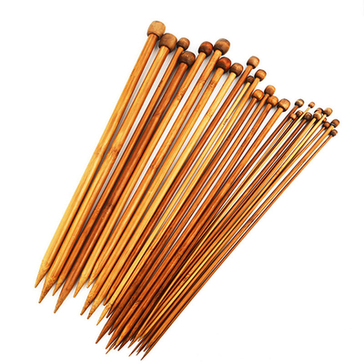 Bamboo Knitting Needles DIY Sweater Weave Knitting Tools Sewing Accessory Bamboo Carbonised Bamboo Needles For Knitting Works