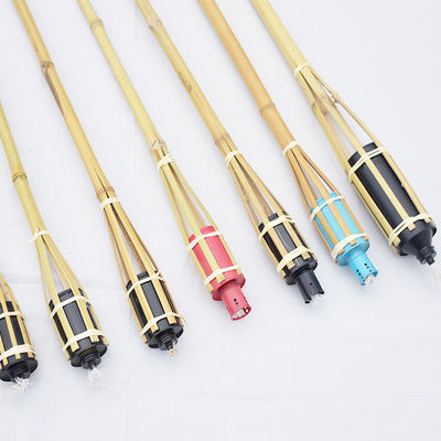 Sprzedaż hurtowa 120cm bamboo torch i stand torch bamboo do ogrodnictwa