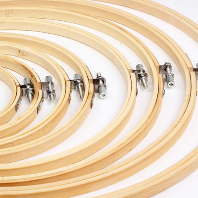 Zrównoważone ramy wielokrotnego haftowania z bambusowych sztuk