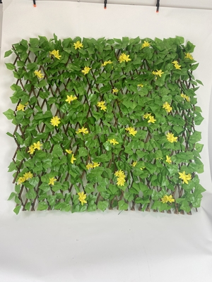 UV-Resistant PVC Artificial Leaf Fence 40cm for Garden Privacy