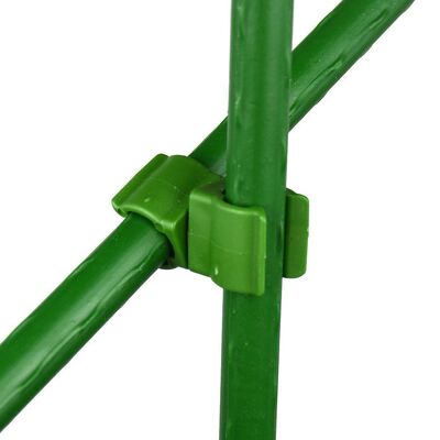 Metalowe paliki w plastikowej osłonie, zielone, do ogrodu, do podpierania roślin, wspinania się roślin, ogrodzeń krajobrazowych