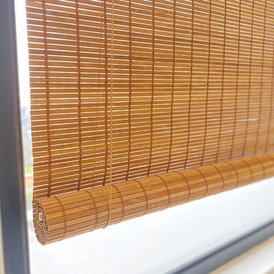 Naturalne Ekologiczne Bamboo Roller Blinds Roman Style Window Shades for Indoor Outdoor Privacy Decor