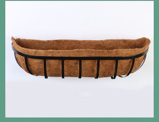 Premium Round Shape Coir Hanging Baskets Complete With Coir Liners, Breathable Natural Coir Plant Hangers For Garden & Home Decor